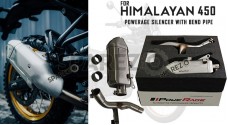 Fit For Royal Enfield New Himalayan 450 Powerage Silencer with Header Bend Pipe - SPAREZO